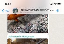 Belum Ditetapkan sebagai Tersangka, Ormas Islam Kembali Tanya Perkembangan Kasus Babi Guling JRM FOTO: Tangkap Layar dari Whatsapp Grup (WAG) Pilkada & Pileg Toraja 2024 anggota fraksi Golkar DPRD Sulsel John Rande Mangotan