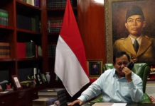 Terima Telepon Ucapan Selamat Terpilih Sebagai Presiden, Joe Biden Ajak Kerjasama di Kawasan Pasifik FOTO: Tangkap layar dari potongan video percakapan Prabowo dan Joe Biden (Sumber: Kumparan)