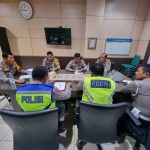 Satlantas Polrestabes Makassar Tingkatkan Patroli pada Bulan Suci Ramadhan FOTO: Kasatlantas Polrestabes Makassar. AKBP Dr. Amin Toha SH., MH., saat menggelar pertemuan dengan jajaran satuan lalu lintas. (Ist)