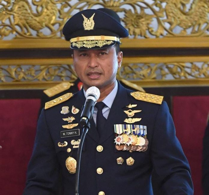 FOTO: Marsekal Madya TNI Mohamad Tonny Harjono. [BPMI Setpres/Lukas]