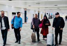 Hari ini DPP Golkar Panggil 33 Penerima Surat Tugas Cakada di Sulsel FOTO: dari kiri calon bupati Luwu Utara M. Basir, Calon bupati Luwu Patahudding, Calon bupati Wajo Baso Rahmanuddin, calon bupati Sinjai A. Kartini Ottong dan calon bupati bulukumba Nirwan Arifuddin.