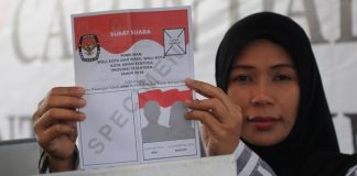 Aku, Kamu dan Kita yang Pernah Memilih FOTO: Simulasi Pilkada Calon Tunggal Foto: Antara/Muhammad Iqbal
