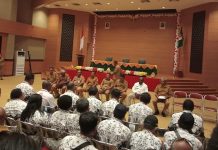 Ribuan Guru Datangi Kantor Bupati Merauke, Tuntut TPP, ini Yang Dijanjikan Romanus Mbaraka FOTO: Perwakilan Guru saat ditemui sejumlah pejabat Pemkab Merauke. Senin (22/4/2024)