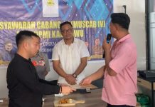 Sah! Hasil Muscab IV, Firmansyah Ibrahim Nahkoda Baru HIPMI Luwu FOTO: Musyawarah Cabang (Muscab) IV BPC HIPMI Luwu diadakan di De'haura Cafe, Kota Belopa, Sabtu 27 April 2024.