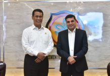 Indonesia Jalin Kerjasama Teknologi Pertanian dengan Iran FOTO: Mohammad Boroujerdi, Dubes Iran untuk Indonesia saat bertemu Menteri Pertanian Andi Amran Sulaiman di Kantor Pusat Kementan, Selasa, 30 April 2024.