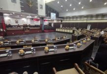 Kamis, KPU Makassar Gelar Rapat Pleno Penetapan Perolehan Kursi Partai Politik FOTO: Ilustrasi Kursi DPRD kota Makassar (Dok. Via Tribun timur)