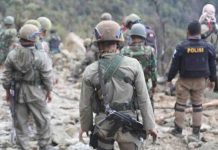 Tambahan Pasukan Brimob ke Intan Jaya, ini Kata Komnas HAM Papua FOTO: Pasukan elit Polri (Brimob) sat bertugas di kawasan rawan konflik bersenjata di di wilayah pegunungan Papua. (Dok. Satgas Damai Cartenz)