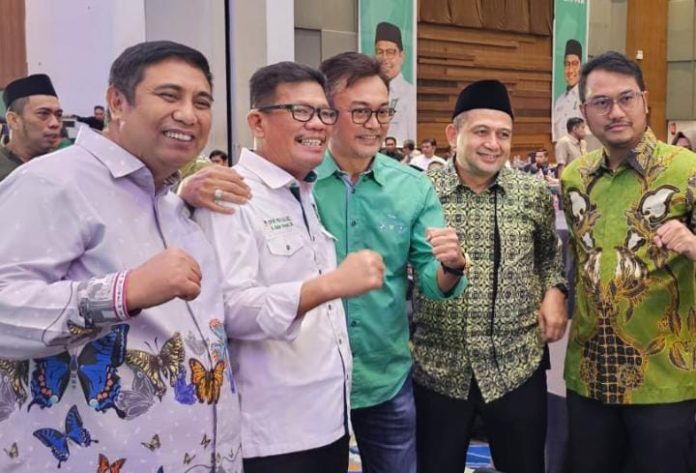 FOTO: Dari Kiri Chaidir Syam, Azhar Arsyad, Andi Rio Padjalangi, Munafri Arifuddin (APPI) dan Andi Seto Gadhista Asapa. (Istimewa)