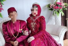 Pupus Sudah, Setelah Dinikahi 6 Hari Ternyata Sang Istri Seorang Pria FOTO: Pernikahan AK dan ESH Alias Adinda (Dok. Istimewa)