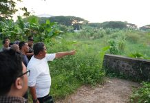 Resmi Dianggarkan di APBN, Pj Gubernur Sulsel Kembali Kunjungi Lokasi Pembangunan Stadion Sudiang FOTO: Penjabat (Pj) Gubernur, Bahtiar Baharuddin, berkunjung ke lokasi pembangunan stadion di Sudiang, Kecamatan Biringkanaya, Kota Makassar, Sulawesi Selatan (Sulsel). Minggu, 12 Mei 2024. (Dok. Pemprov)
