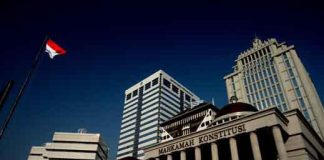 MK Uji Frasa “Memperkaya diri Sendiri, Orang Lain, Atau Korporasi yang Merugikan Keuangan Negara” FOTO: Gedung Mahkamah Konstitusi di Jakarta. (Properti: MK)