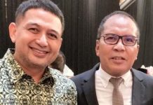 Kabar APPI Bertemu DP, ini Kata Sekertaris Golkar Makassar FOTO: Munafri Arifuddin (APPI) dan Danny Pomanto (DP). (Istimewa)