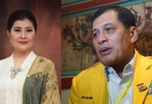 Netizen Rujakin NH dan Felicitas Disebut Sebut Masuk Jajaran Komisaris BSI FOTO: Kolase Felicitas Tallulembang dan Nurdin Halid