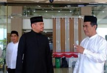King Maker Amran Cari Pasangan Klop ASS, Pengamat Politik: Proposal ke Partai FOTO: Kiri Bupati Gowa dua periode Adnan Adnan Purichta Ichsan usai bertemu Andi Amran Sulaiman di Kantor AAS Building, Jalan Urip Sumoharjo Makassar, Senin (17/6/2024) lalu. (Istimewa)