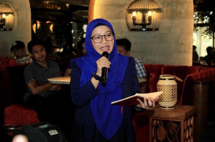 FOTO: Dr. dr Imelda Iskandar saat mengikuti program 'Rudal Mendengar'