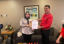 Pegang Rekomendasi PDIP dan PAN, Putri Dakka Siapkan Calon Wakil FOTO: Putriana Hamda Dakka atau Putri Dakka saat berada di DPP PDIP di Jakarta.