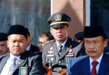 Presisi Menuju Indonesia Emas, Karutan Barru ikut semarakkan Hari Bhayangkara ke- 78 Tahun FOTO: Amsar (Tengah) Kepala Rumah Tahanan Negara Barru, Sulawesi Selatan.