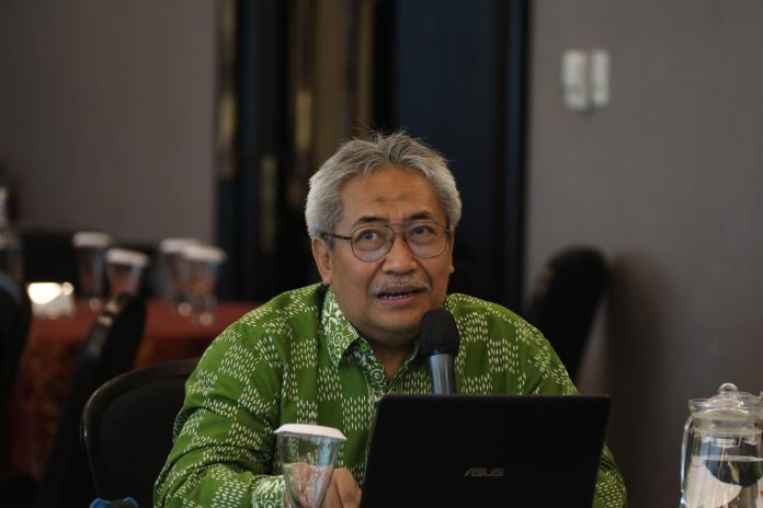 FOTO: Ketua Komisi Penyuluhan Pertanian Nasional (KPPN) Bustanul Arifin. (Properti Kementan)