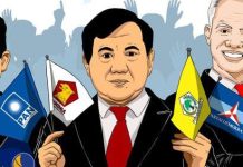 Akhirnya KIM Cerai Koalisi di Pilkada ILUSTRASI Parpol pengusung Presiden 2024/Aristya Rahadian