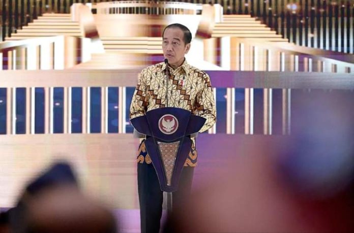 FOTO: Presiden Jokowi menghadiri Penyampaian Laporan Hasil Pemeriksaan atas Laporan Keuangan Pemerintah Pusat (LHP LKPP) Tahun 2023 dan Ikhtisar Hasil Pemeriksaan Semester (IHPS) II Tahun 2023 di Jakarta Convention Center. (Muchlis Jr - Biro Pers Sekretariat Presiden)