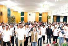 Andi Seto Berjiwa Muda, Sahabat ASA: Tim sudah Terbentuk Hingga Kelurahan FOTO: Tim Sahabat Andi Seto saat dikukuhkan di gedung Balai Mutiara, Kota Makassar. Selasa (9/7)
