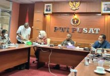 Pergantian Pengurus PWI Pusat, Iqbal Irsyad Jabat Sekjen FOTO: Pengurus PWI Pusat saat menggelar pertemuan dikesempatan lainnya. (Istimewa)