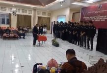Resmi Dilantik, Fijai Banyal Ketum LAM Periode 2024 – 2025 FOTO: Suasana Pengukuhan dan Pelantikan Badan Pengurus Harian Literasi Anak Maluku (L.A.M) periode 2024 - 2025. Sabtu malam (14/7/2024).