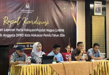 Dilantik 9 September, Gawat!!! KPK Baru Verifikasi 21 LHKPN Caleg Terpilih di DPRD Makassar FOTO: KPU kota Makassar melaksanakan Rapat Koordinasi Penyampaian LHKPN Calon Terpilih anggota DPRD Kota Makassar pada Jumat, 12 Juli 2024 di Hotel Best Western. (Dok. KPU Makassar)