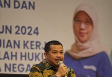 Ancaman Pidana dan Denda Rp 1 Milyar Bagi Pengusaha Tidak Bayar Iuran BPJS Kesehatan Karyawan FOTO: Agus Salim Kepala Kejaksaan Tinggi Sulsel saat memberikan arahannya terkait dengan Iuran BPJS Kesehatan. (Dok. PENKUM Kejati Sulsel)