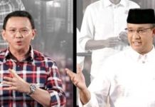 Litbang Kompas, Kaesang Hanya 1%, Anies dan Ahok Puncaki Survei Pilgub Jakarta FOTO: Basuki Tjahaja Purnama alias Ahok dan Anies Baswedan dia mantan Gubernur DKI Jakarta (Kolase)