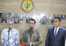 Pungli Alsintan Capai Rp 50 Juta, Mentan Resmi Lakukan Pelapor di Kejagung FOTO: Menteri Pertanian (Mentan) Andi Amran Sulaiman dan Wakil Menteri Pertanian (Wamentan) Sudaryono