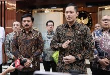 Menko Polhukam dan Menteri ATR/BPN Bahas Tanah Ulayat Masyarakat Hukum Adat FOTO: Agus Harimurti Yudhoyono Menteri ATR/BPN saat memberikan keterangan persnya. (Foto: M. Bintang Radityo)