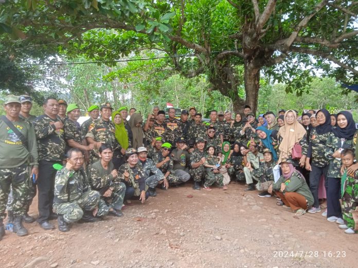 FOTO: Pengurus Cabang dan Kecamatan PPM Kabupaten Gowa usai menggelar Rakor di di Desa Paccellekang, Kecamatan Pattallassang. Minggu (28/7)