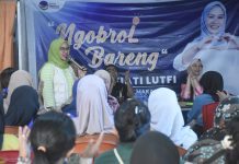 Nasdem Makassar: Cicu dan Mario David, Sosialisasikan ASA – RML di Bontoala FOTO: Ketua DPD Partai Nasdem Makassar Andi Rachmatika Dewi (Cicu), terus bergerak mensosialisasikan usungan partai Nasdem dan Gerindra di Pilwakot Makassar.