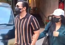 Motif Sakit Hati Viral Video Syur Putri David Naif, Polisi Tangkap Mantan Audrey FOTO: Audrey dan David Bayu alias David Naif saat meninggalkan Mako Polda Metro Jaya di Jakarta. (Istimewa)