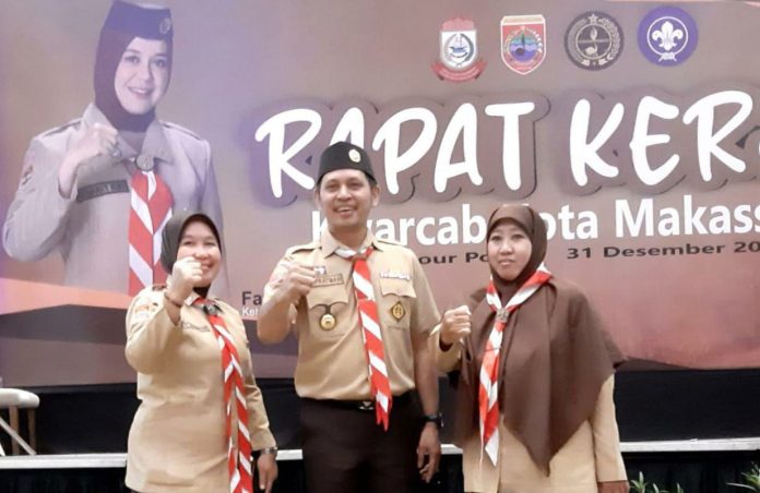 FOTO: Ketua Panitia Jambore Cabang XII Kwarcab kota Makassar, Supratman. (Istimewa) 