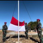 Semarak Prajurit Marinir Penjaga Pulau Batek Peringati HUT RI Ke-79 FOTO: Prajurit Korps Marinir yang tergabung dalam Satgasmar Pam Ops Puter XXVIII Pulau Batek memperingati HUT Ke-79 Tahun Kemerdekaan Negara Republik Indonesia di Pulau Batek dan Lapangan Kantor Kecamatan Amfoang Timur, Kabupaten Kupang, Nusa Tenggara Timur. Sabtu (17/08/2024).