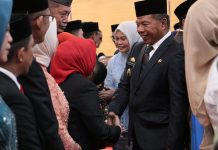 Anggota DPRD Bulukumba Dilantik, Bupati Andi Utta Sampaikan Pesan Mendagri FOTO: Bupati Andi Muchtar Ali Yusuf usai melantik 40 Anggota DPRD Kabupaten Bulukumba Masa Jabatan Tahun 2024-2029 resmi dilantik hari ini, Senin 19 Agustus 2024.