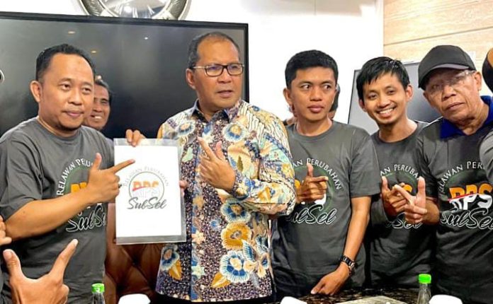 FOTO: Relawan Perubahan Sulsel (RPS) secara resmi mendeklarasikan dukungannya untuk pasangan Danny Pomanto - Azhar Arsyad di Pilgub Sulsel mendatang.