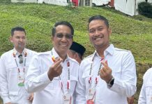 Andi Seto Hadiri Rapimnas Partai Gerindra Bareng Menkumham FOTO: Menteri Hukum dan HAM (Menkumham) RI, Supratman Andi Agtas