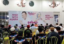 Idris Kadir Beri Arahan 28 Ormas Menangkan Andi Seto – Rezki Lutfi di Makassar FOTO: Irjen Pol (Purn) Idris Kadir memimpin konsolidasi 28 ormas. Dia didampingi Sekertaris Tim Pemenangan Andi Seto - Rezki Lutfi, didampingi Ilank Radjab.