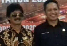 Supratman: Titip doa, Semoga Bisa Laksanakan Amanah ini FOTO: Wartawan senior, Andi Pasamangi Wawo dan Supratman Ketua DPRD Makassar.