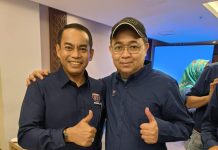 Advokat Nasional, M.Burhanuddin, Irjen Andi Rian Bekerja Sepenuh Hati Untuk Sulsel FOTO: Irjen Pol. Andi Rian R Djajadi dan Muh.Burhanuddin,S.H.,M.H kandidat doktor di Universitas Hasanuddin yang juga politisi Gerindra. (Istimewa)