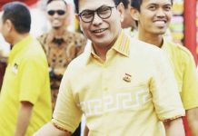 Usai Bertemu, Selanjutnya Indira Jalan Bareng Jubir Rudal Temui Relawan FOTO: Rusdin Abdullah bersama Hamzah Abdullah (istimewa)