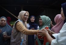 Sepekan Kampanye Rezki Hadir di CFD, Sosialisasi Program Makassar Nyaman FOTO: Rezki Mulfiati Lutfi, Calon Wakil Wali Kota Makassar nomor urut 2.