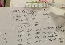 Secarik Kertas Bertulis Lia, Siapa Dia? FOTO: Selembar kertas atau Secarik kertas bertuliskan angka dalam bentuk nilai nominal rupiah beredar luas di media sosial. Sejak Jumat malam tadi (11/10/2024)