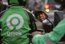 Voucher Goride Go-Jek Hari Ini untuk Perjalanan Lebih Hemat FOTO: Driver Go-Jek (Properti Antara.com)