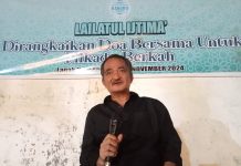 Jelang Pemilihan Kepala Daerah NU Kultural Sulsel, Gelar Lailatul Ijtima FOTO: Mustafa Irate dalam kegiatan Lailatul Ijtima yang digelar Keluarga Nahdlatul Ulama Kultural atau KANUKU di Kota Makassar.