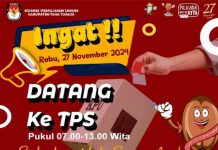 KPU Tana Toraja Ajak Masyarakat Gunakan Hak Pilih 27 November