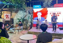 Lewat Sosialisasi Empar Pilar, Ismail Bactiar Ajak Mahasiswa Kawal Proses Demokrasi FOTO: Anggota DPR RI Fraksi PKS dari dapil Sulawesi Selatan II, Ismail Bachtiar, melakukan sosialisasi pentingnya Empat Pilar Kebangsaan kepada generasi muda atau mahasiswa dari berbagai perguruan tinggi di Kota Makassar.